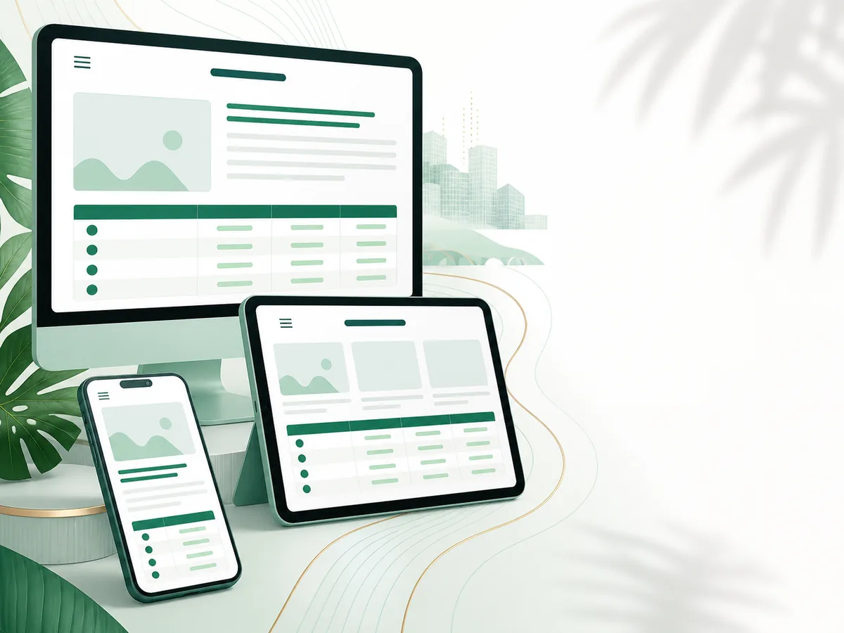 Leitura responsiva do 5956 em diferentes telas no Brasil